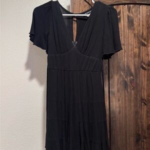 B Darlin Black Midi Dress